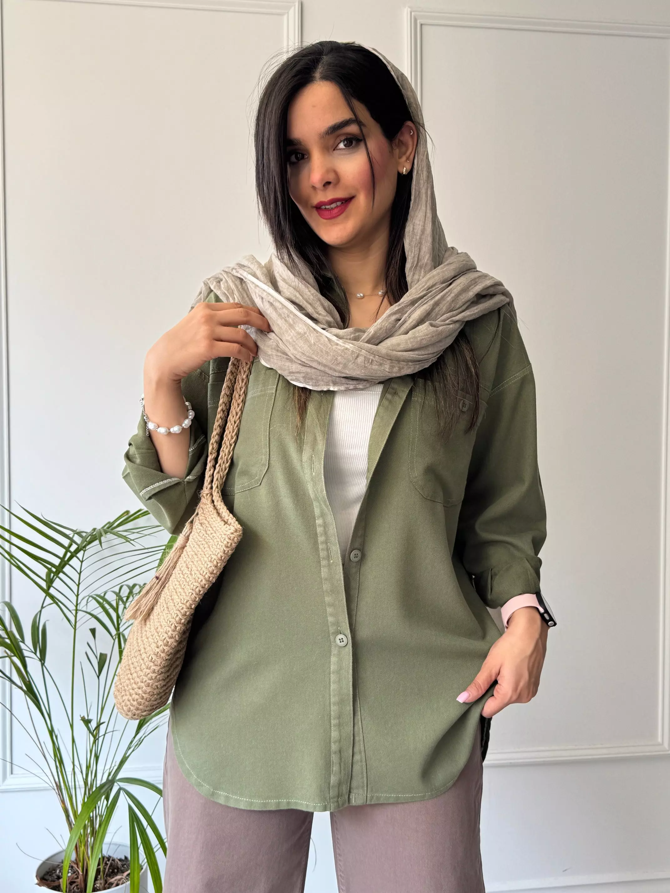 مانتو کتان فریال